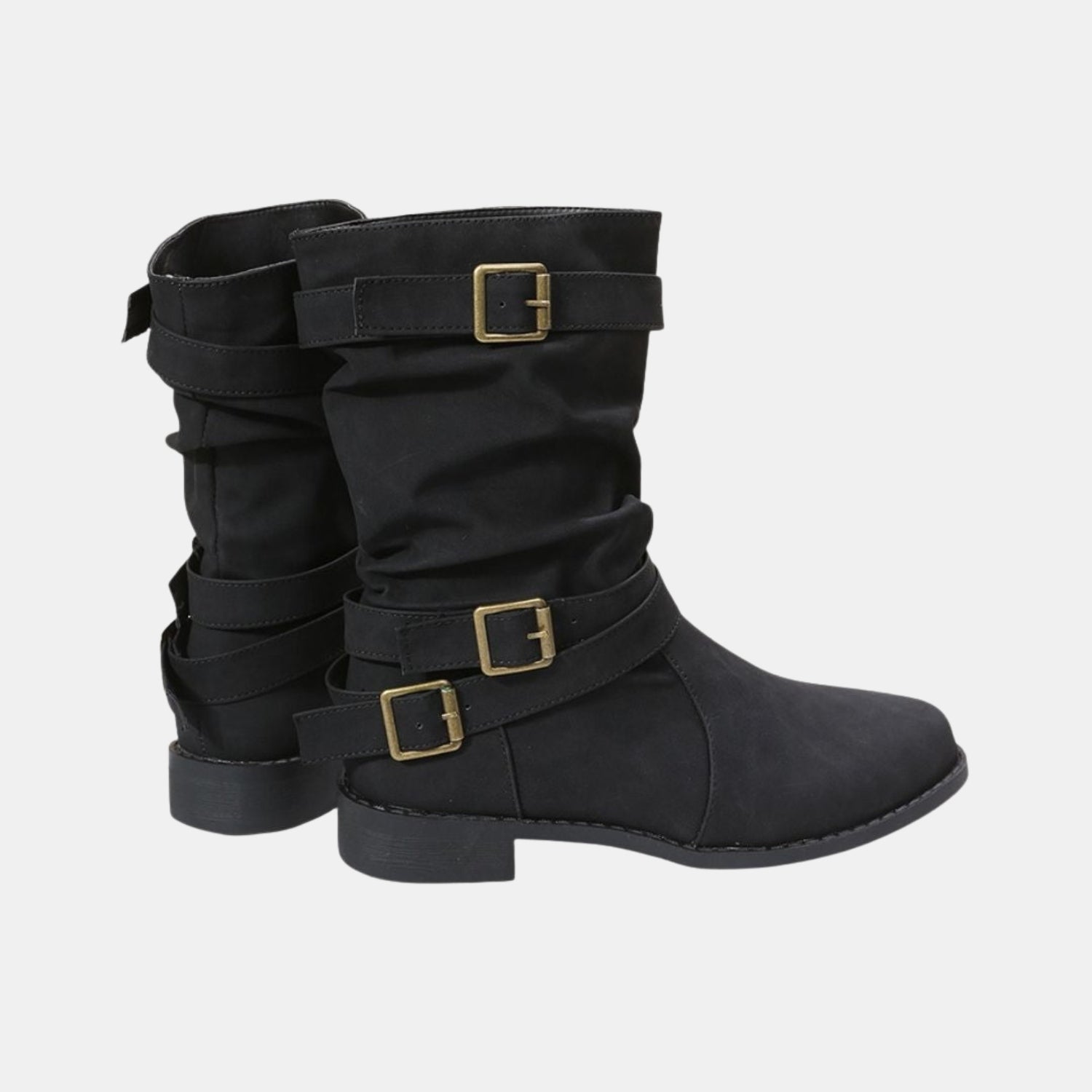 Damen Wasserdichte Winter-Stiefeletten mit Schnalle von Orren & Valé 