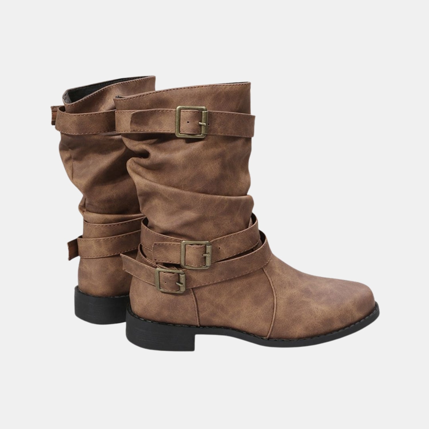 Damen Wasserdichte Winter-Stiefeletten mit Schnalle von Orren & Valé 