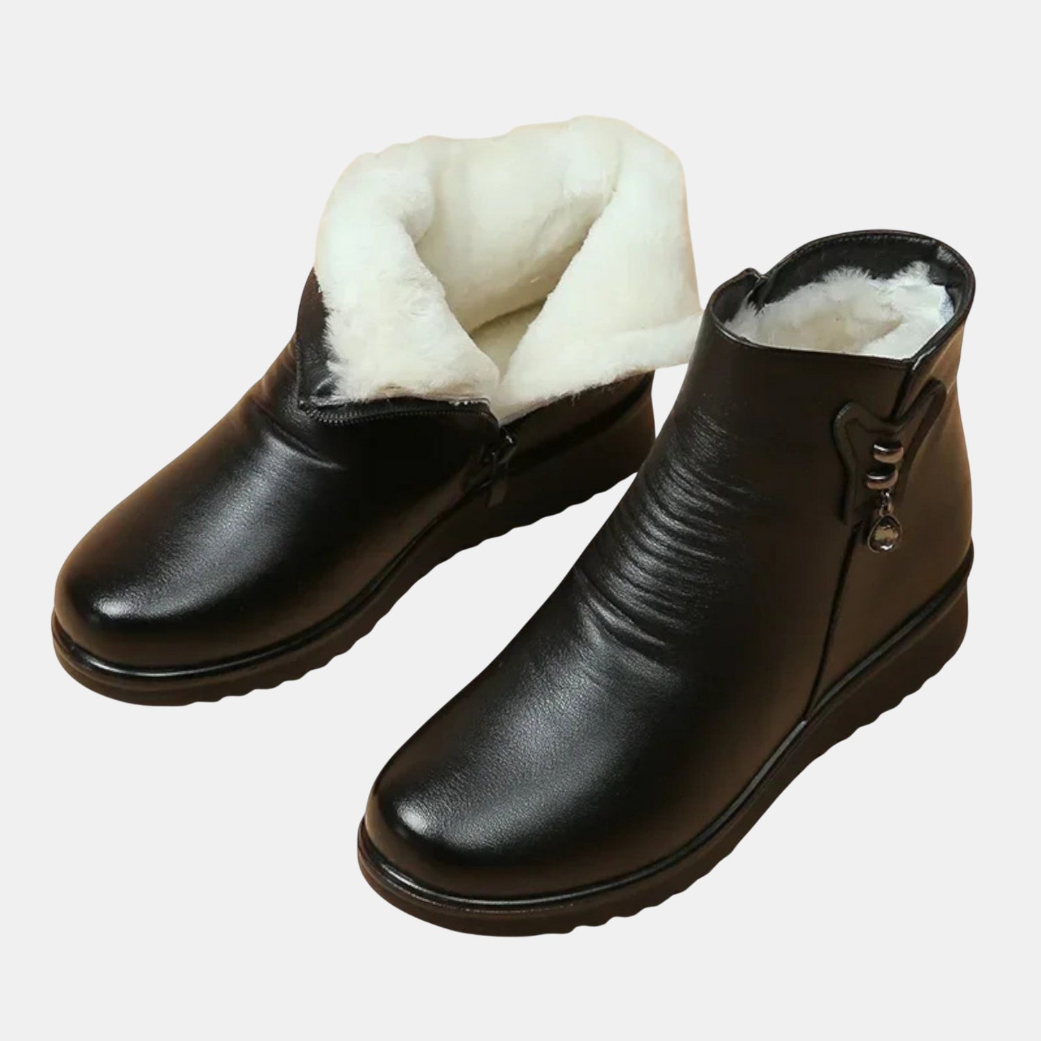 Damen Weiche Baumwoll-Schneestiefel – Gefütterte Winterstiefel mit Rutschfester Sohle von Orren & Valé 