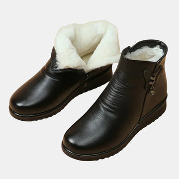 Damen Weiche Baumwoll-Schneestiefel – Gefütterte Winterstiefel mit Rutschfester Sohle von Orren & Valé 