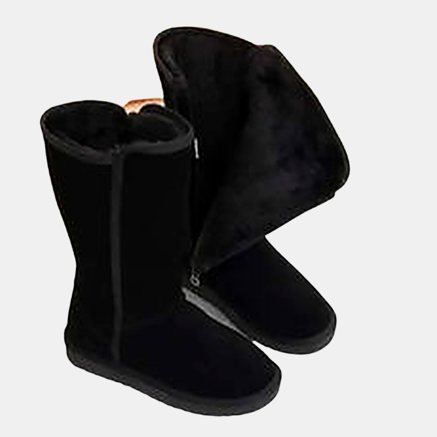 Damen Winterstiefel aus Wildleder – Wasserdicht & Warm mit Lammfellfutter von Orren & Valé 