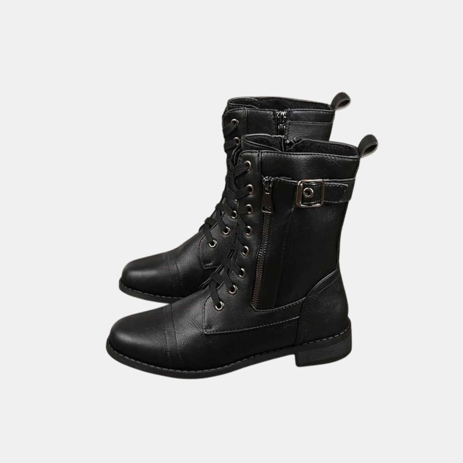 Damen & Herren Orthopädische Komfort-Stiefeletten mit seitlichem Reißverschluss von Orren & Valé 