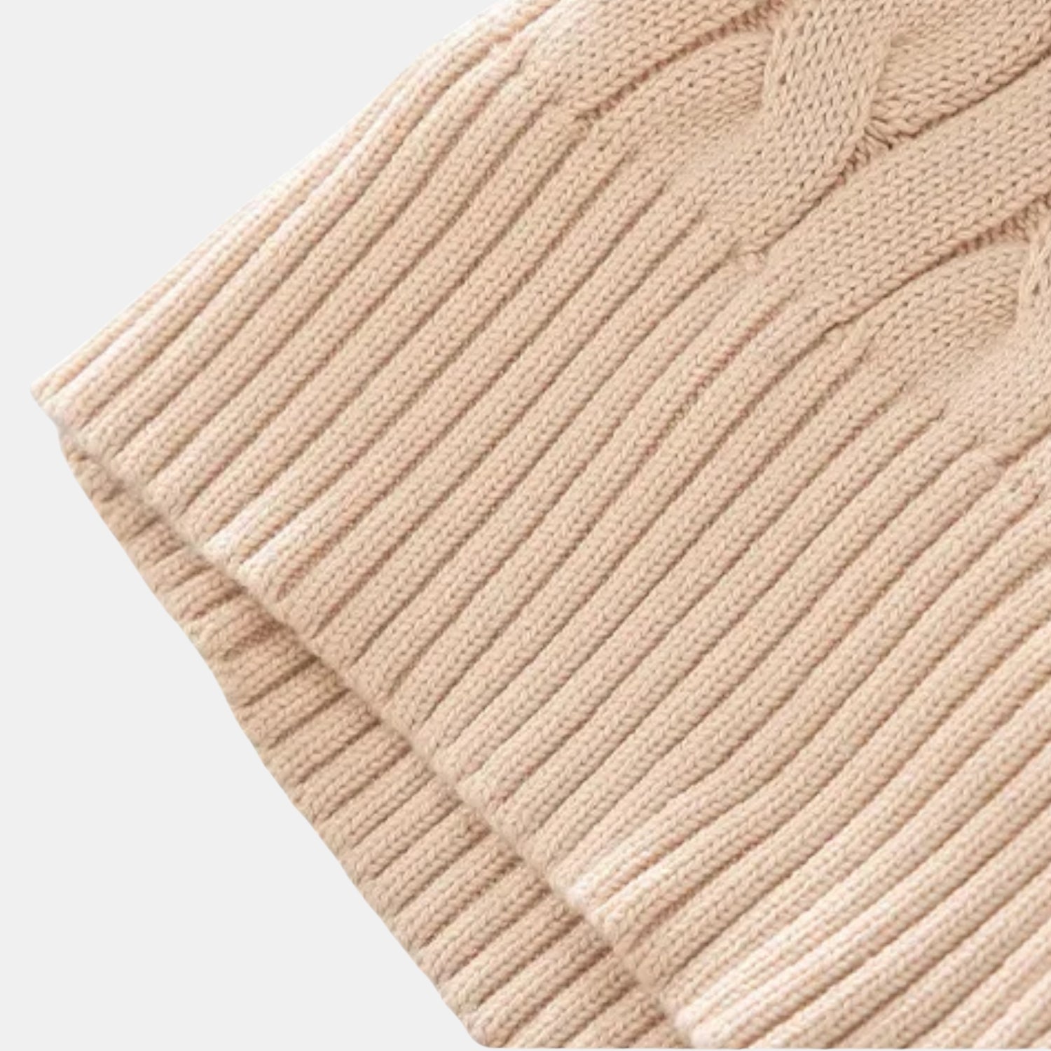 Damen Grobstrick-Strickjacke mit V-Ausschnitt – Warmer Kuschel-Cardigan für Herbst & Winter