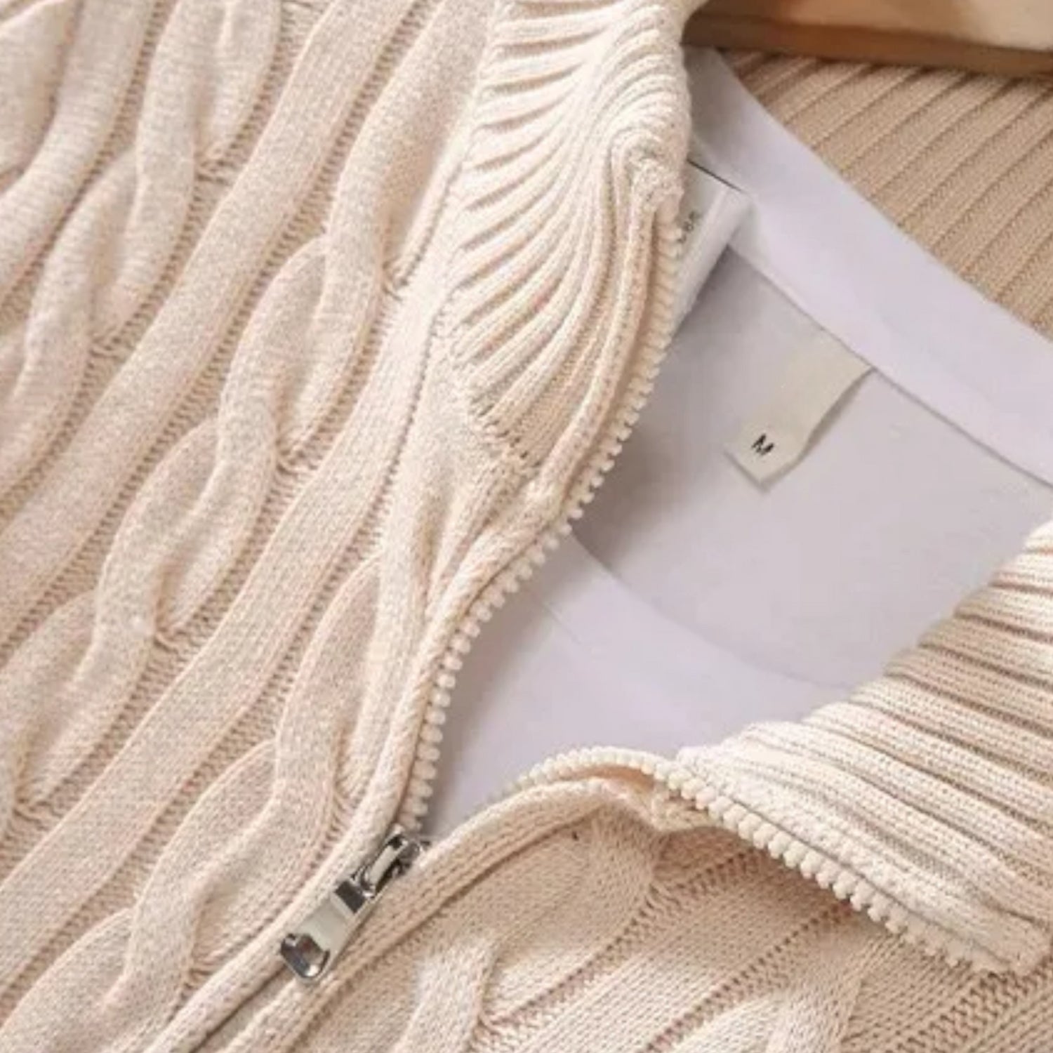 Damen Grobstrick-Strickjacke mit V-Ausschnitt – Warmer Kuschel-Cardigan für Herbst & Winter