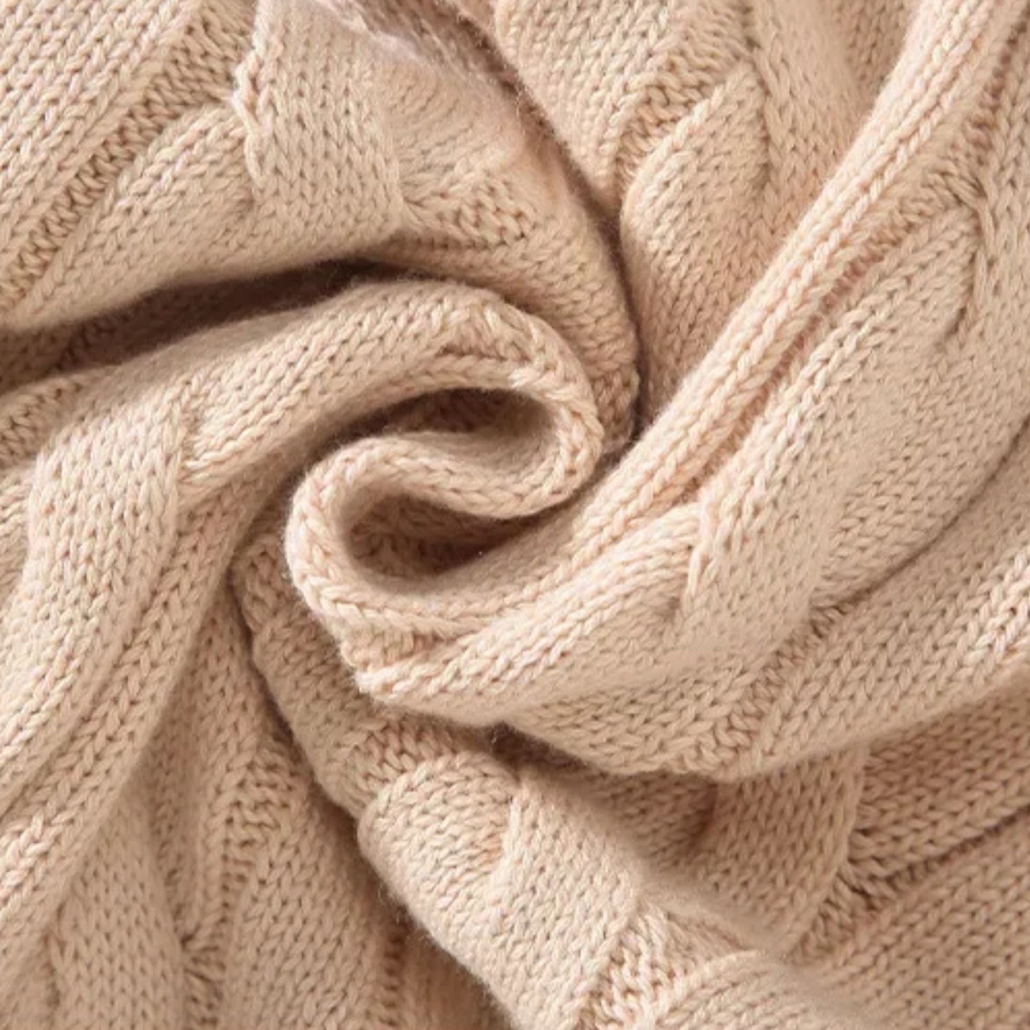 Damen Grobstrick-Strickjacke mit V-Ausschnitt – Warmer Kuschel-Cardigan für Herbst & Winter