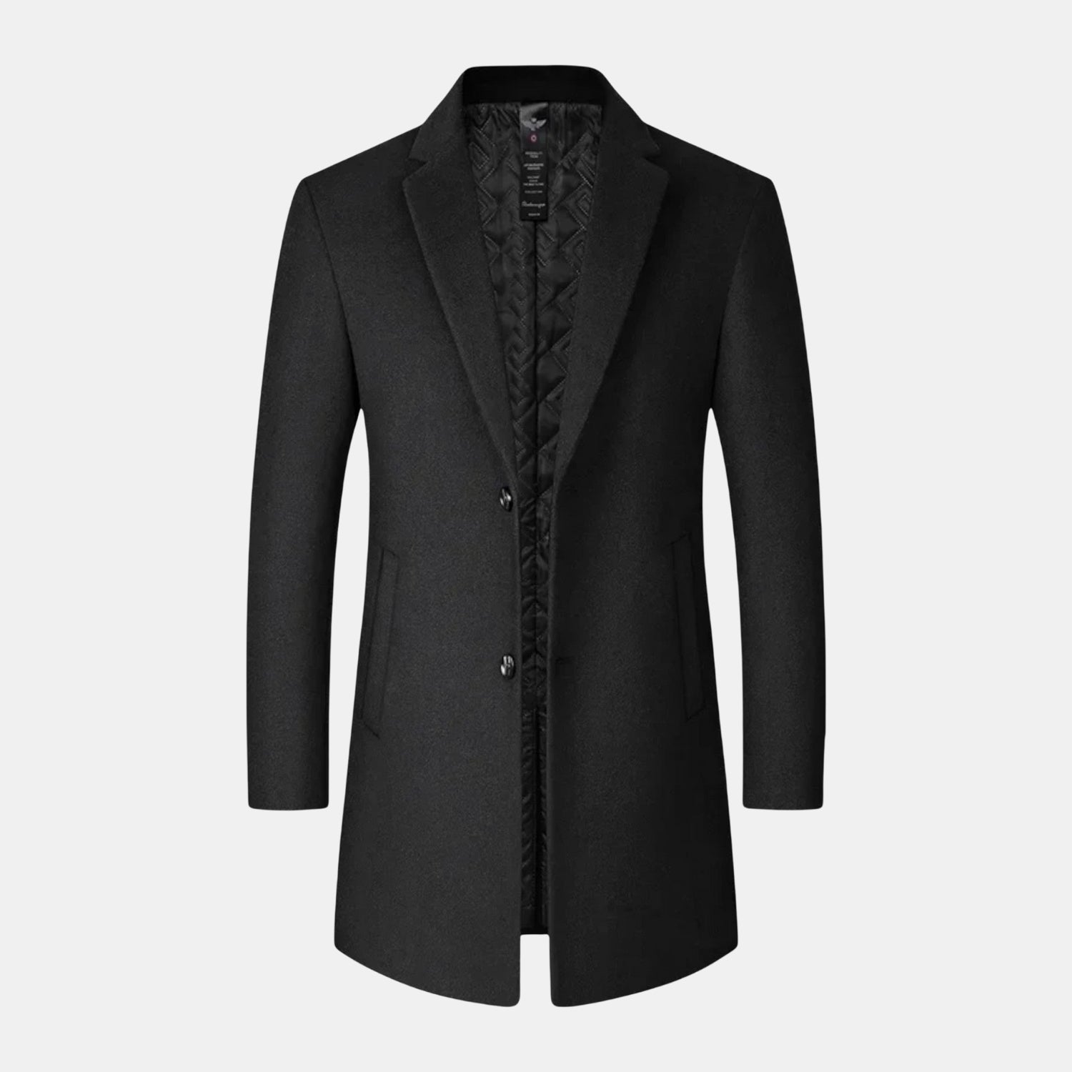 Herren Klassischer Woll-Wintermantel – Langer Eleganter Mantel für Business & Alltag von Orren & Valé 