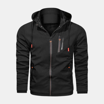 Herren LED-Neon-Jacke – Leuchtende Techwear-Übergangsjacke mit futuristischem Design von Orren & Valé 