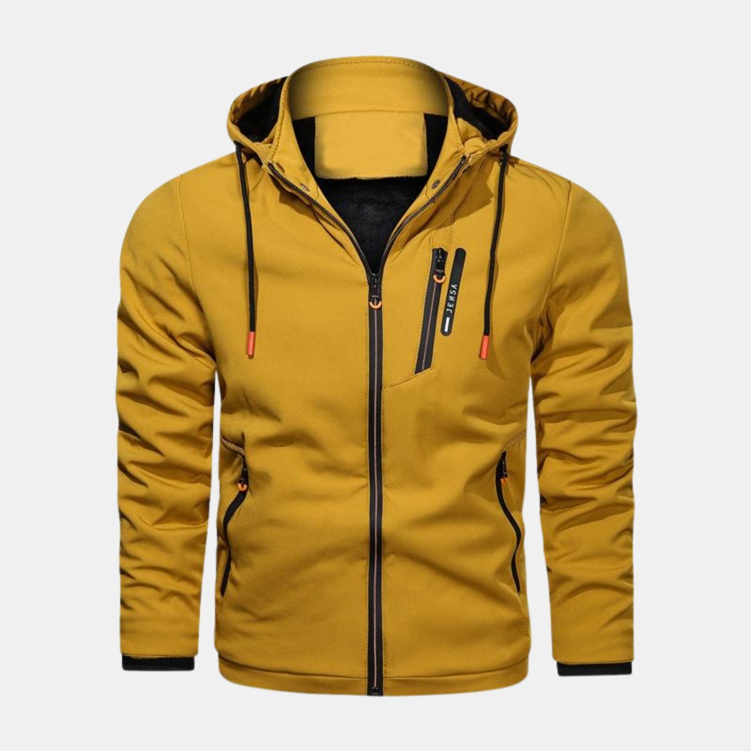 Herren LED-Neon-Jacke – Leuchtende Techwear-Übergangsjacke mit futuristischem Design von Orren & Valé 