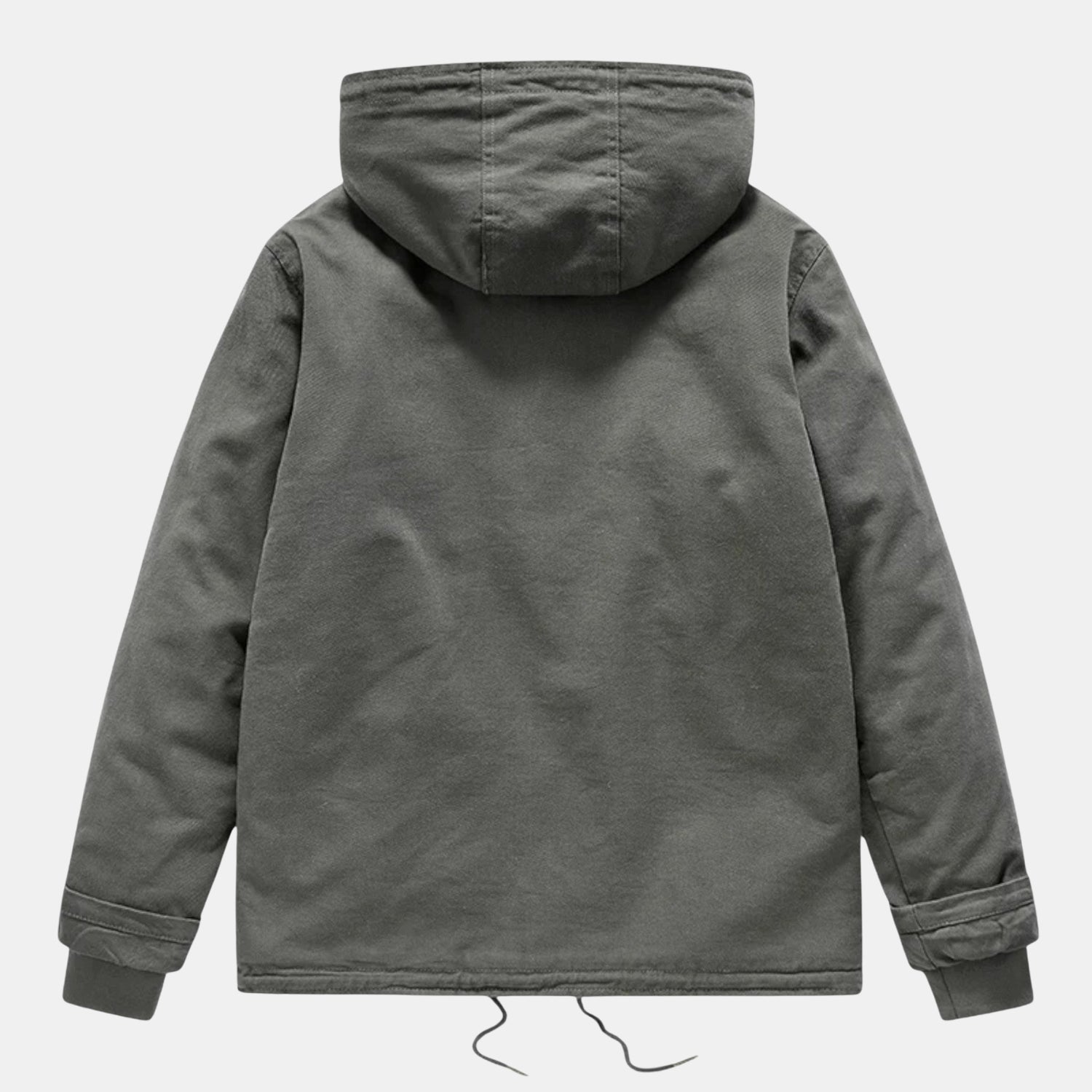 Herren Lammfleece-Wintermantel mit Kapuze – Warmer Gefütterter Wintermantel von Orren & Valé 