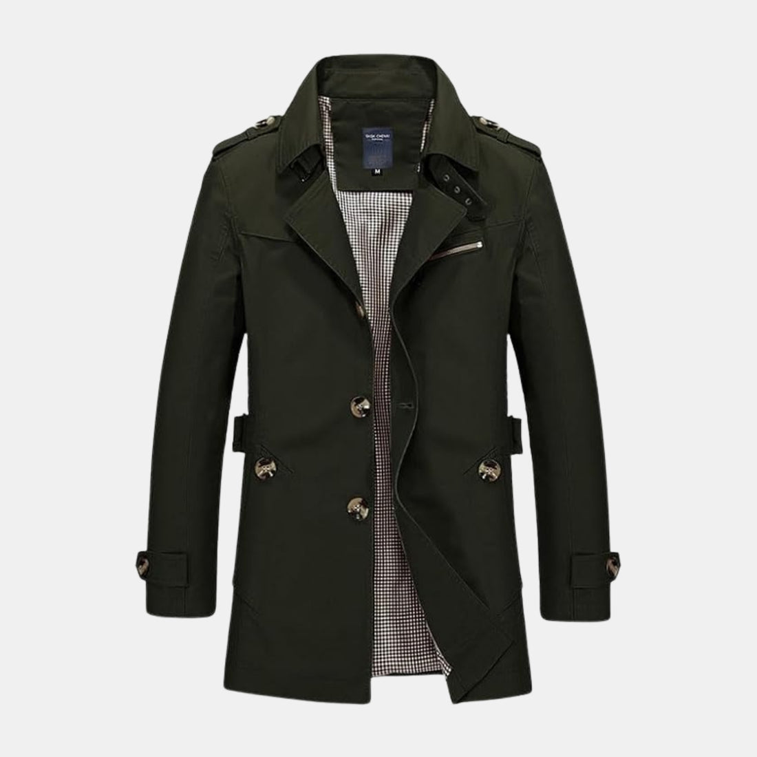 Herren Leichter Trenchcoat Frühling – Eleganter Übergangsmantel mit Reverskragen von Orren & Valé