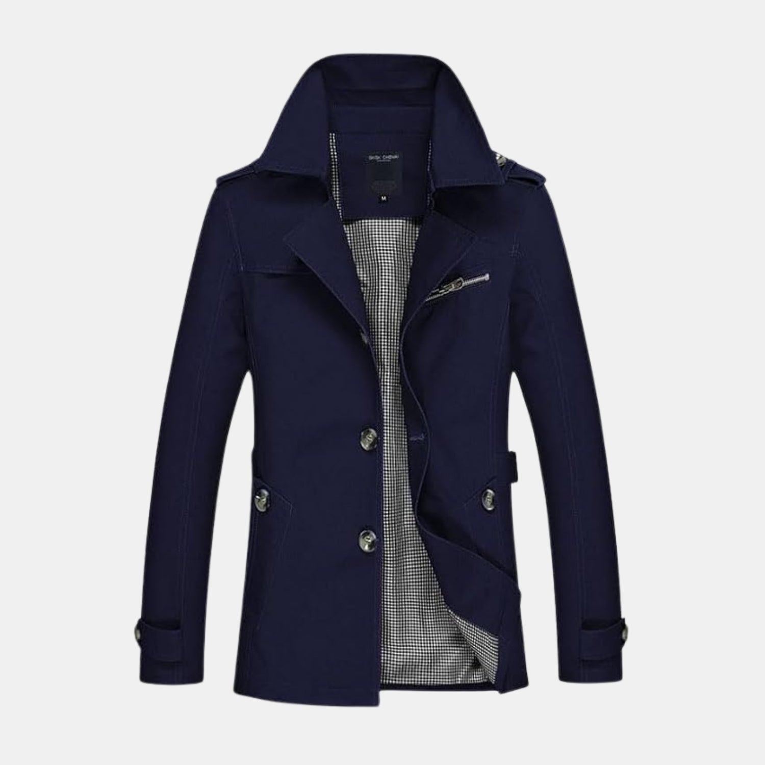 Herren Leichter Trenchcoat Frühling – Eleganter Übergangsmantel mit Reverskragen von Orren & Valé