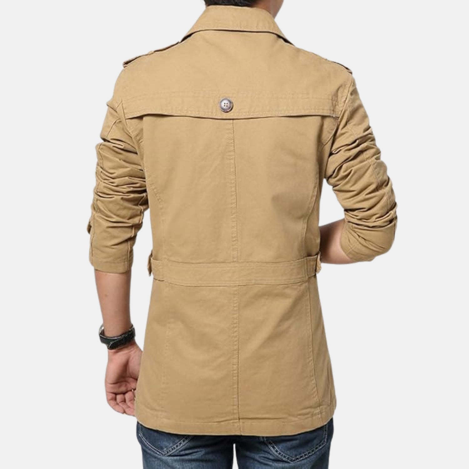 Herren Leichter Trenchcoat Frühling – Eleganter Übergangsmantel mit Reverskragen von Orren & Valé