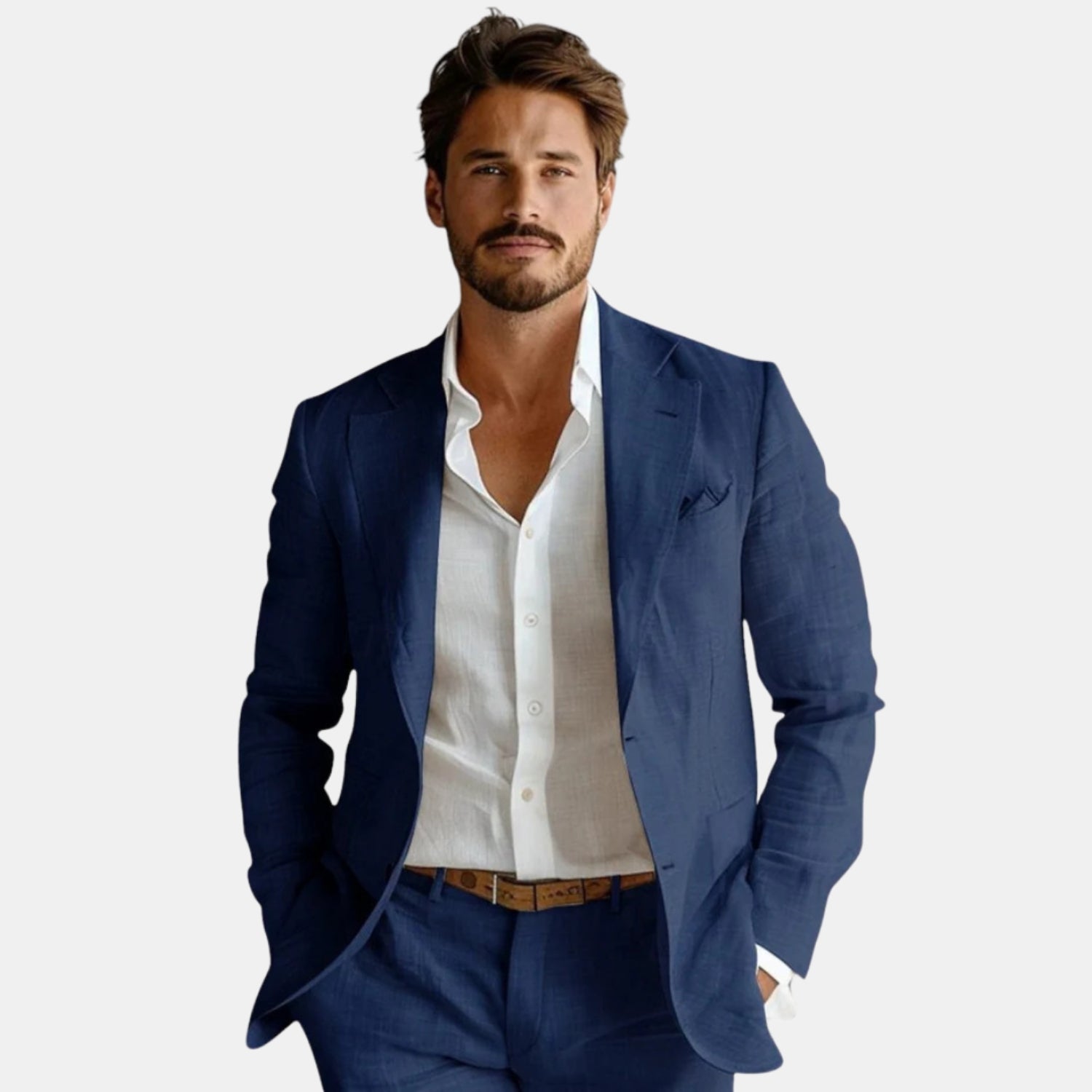 Herren Leinen-Sommerblazer – Leichte Struktur-Sakkojacke für elegante Outfits an warmen Tagen VON Orren & Valé 
