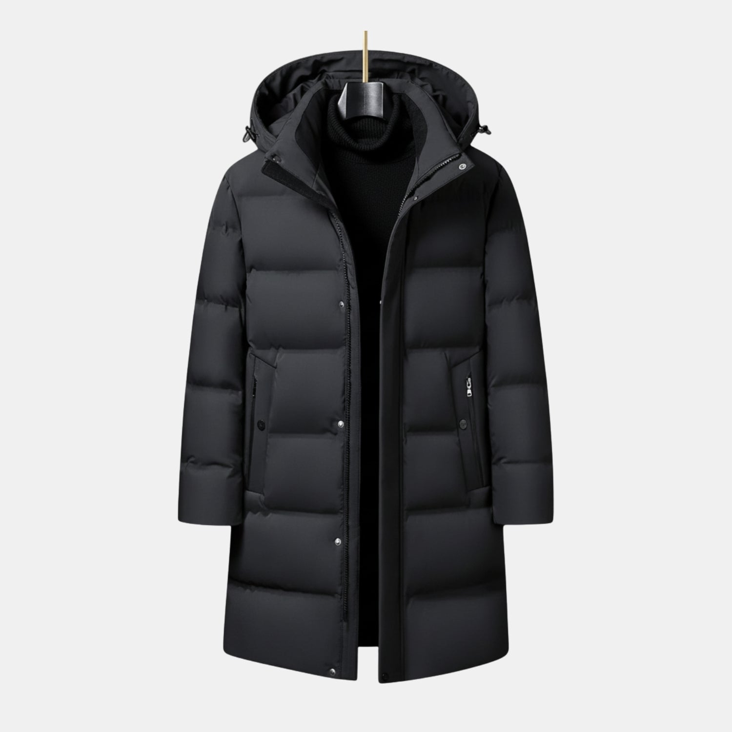 Herren Premium Daunen-Winterparka mit Kapuze – Eleganter, Warm Gefütterter Wintermantel von Orren & Valé 