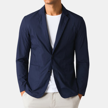 Herren Sommerblazer mit Knopfleiste – Leichtes Sakko mit Revers & Patch-Taschen von Orren & Valé 