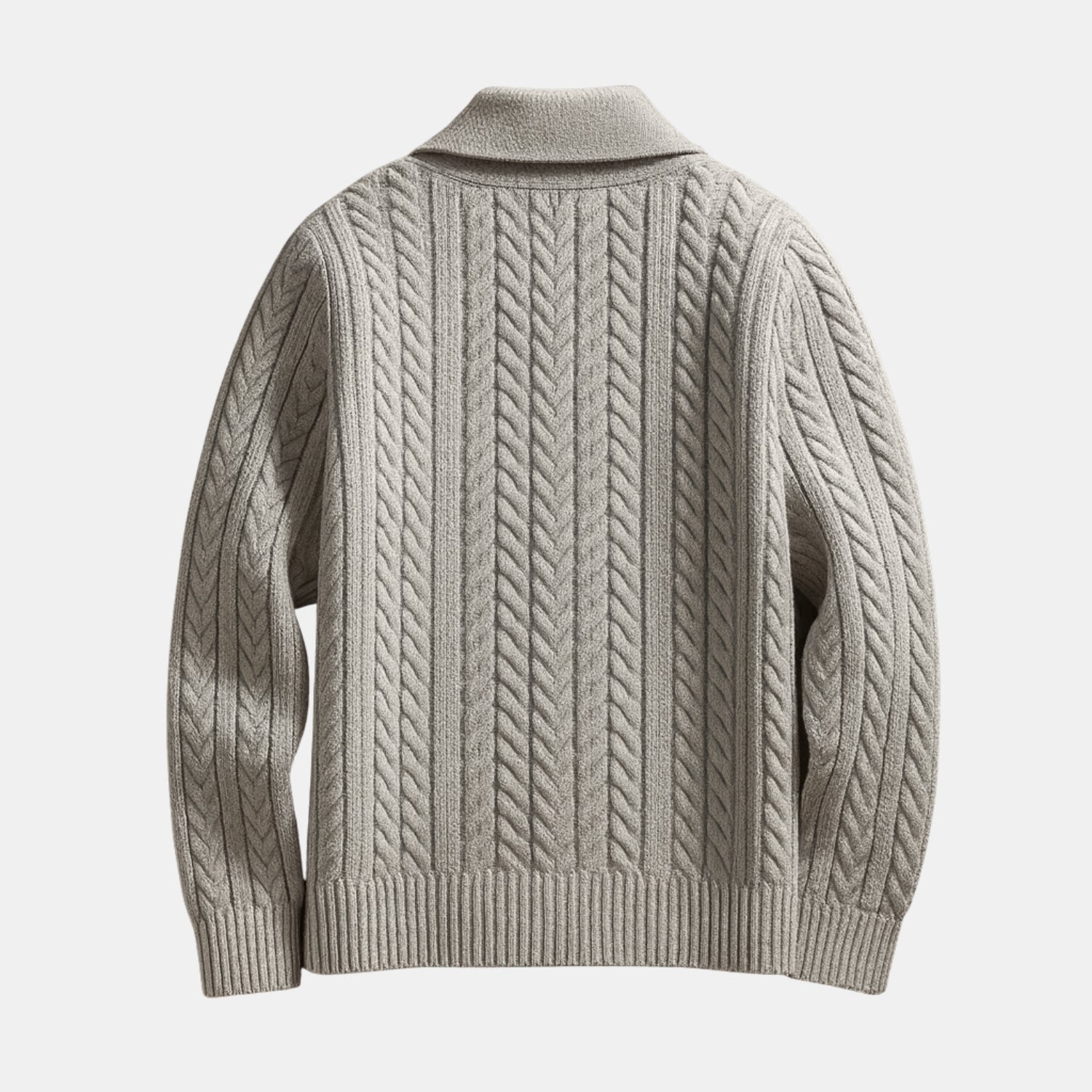 Herren Strickcardigan mit Knopfleiste – Weicher Wollmix-Pullover für Herbst & Winter von Orren & Valé 