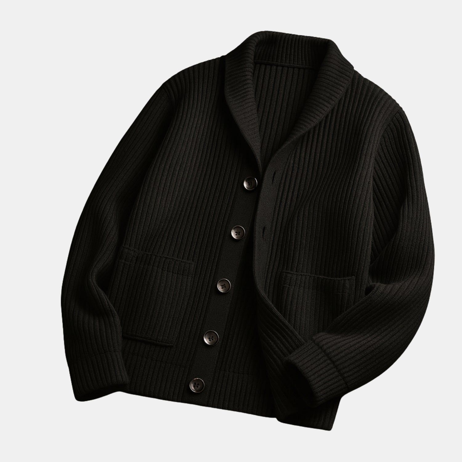 Herren Strickcardigan mit Knopfleiste – Weicher Wollmix-Pullover für Herbst & Winter von Orren & Valé 