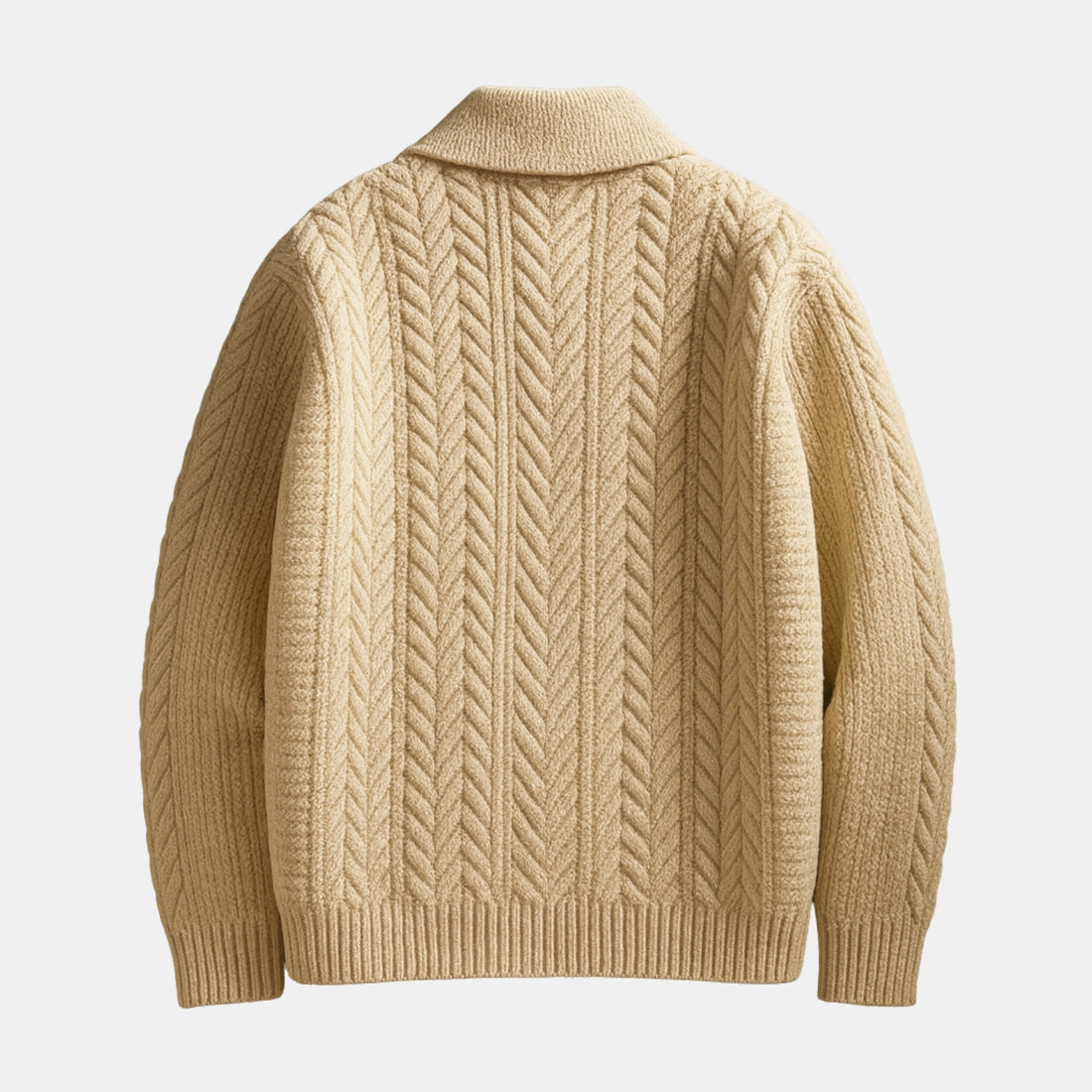 Herren Strickcardigan mit Knopfleiste – Weicher Wollmix-Pullover für Herbst & Winter von Orren & Valé 