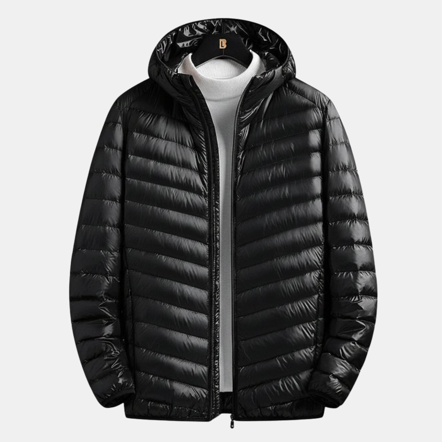 Herren Wattierte Kapuzenjacke – Leichte Stepp-Pufferjacke für Herbst & Winter von Orren & Valé 