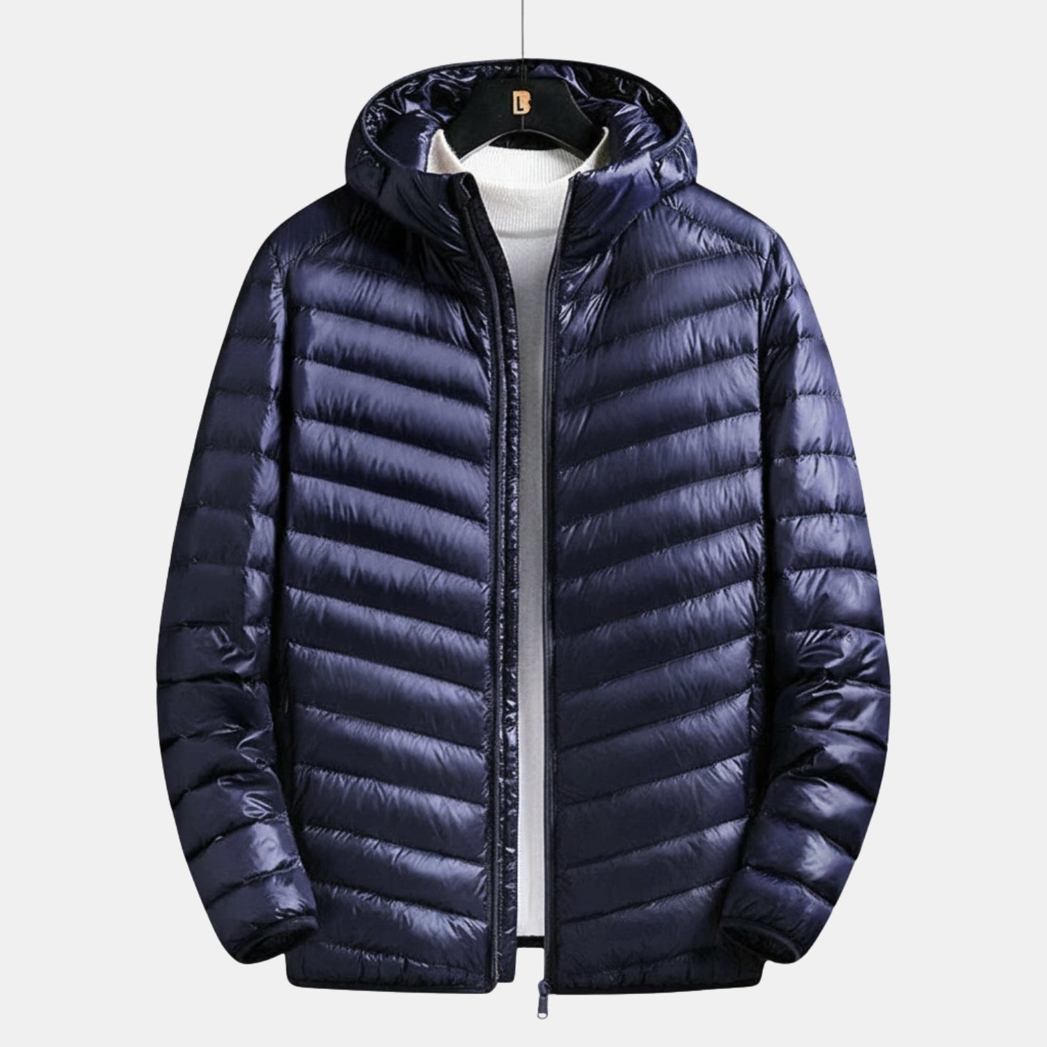 Herren Wattierte Kapuzenjacke – Leichte Stepp-Pufferjacke für Herbst & Winter von Orren & Valé 