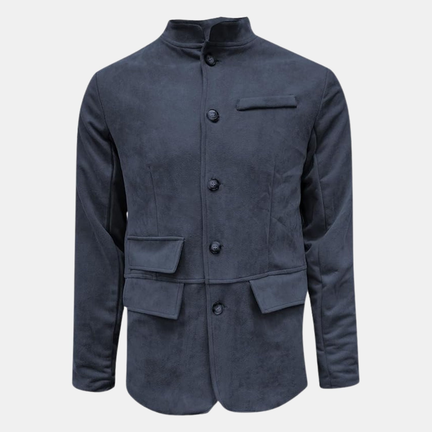 Herren Wildleder-Blazer mit Stehkragen – Schmal geschnittenes Sakko für Business & elegante Anlässe von Orren & Valé 