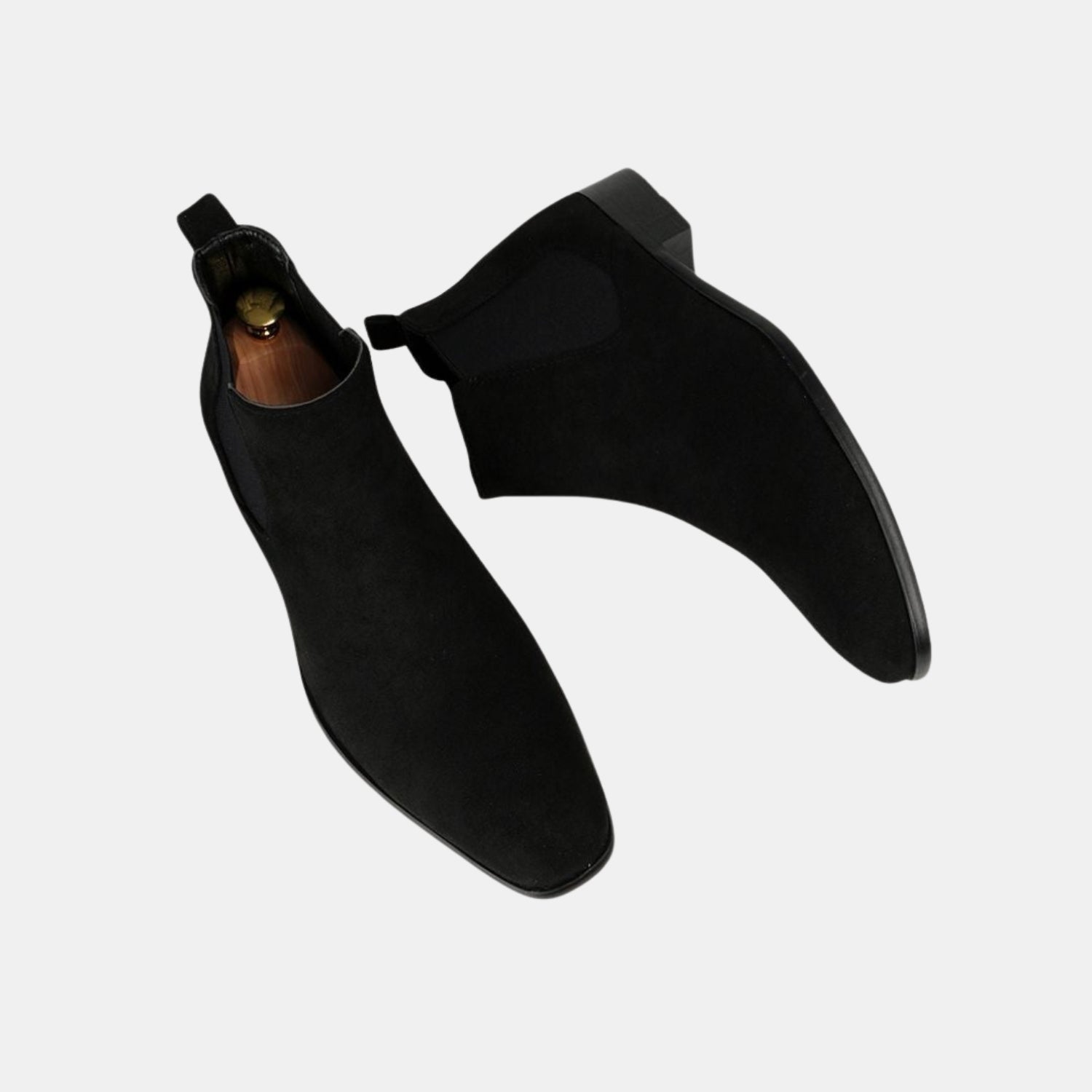 Herren Wildleder-Chelsea-Stiefeletten – Warme Winter-Dress-Boots für Business, Feier & Alltag von  Orren & Valé 