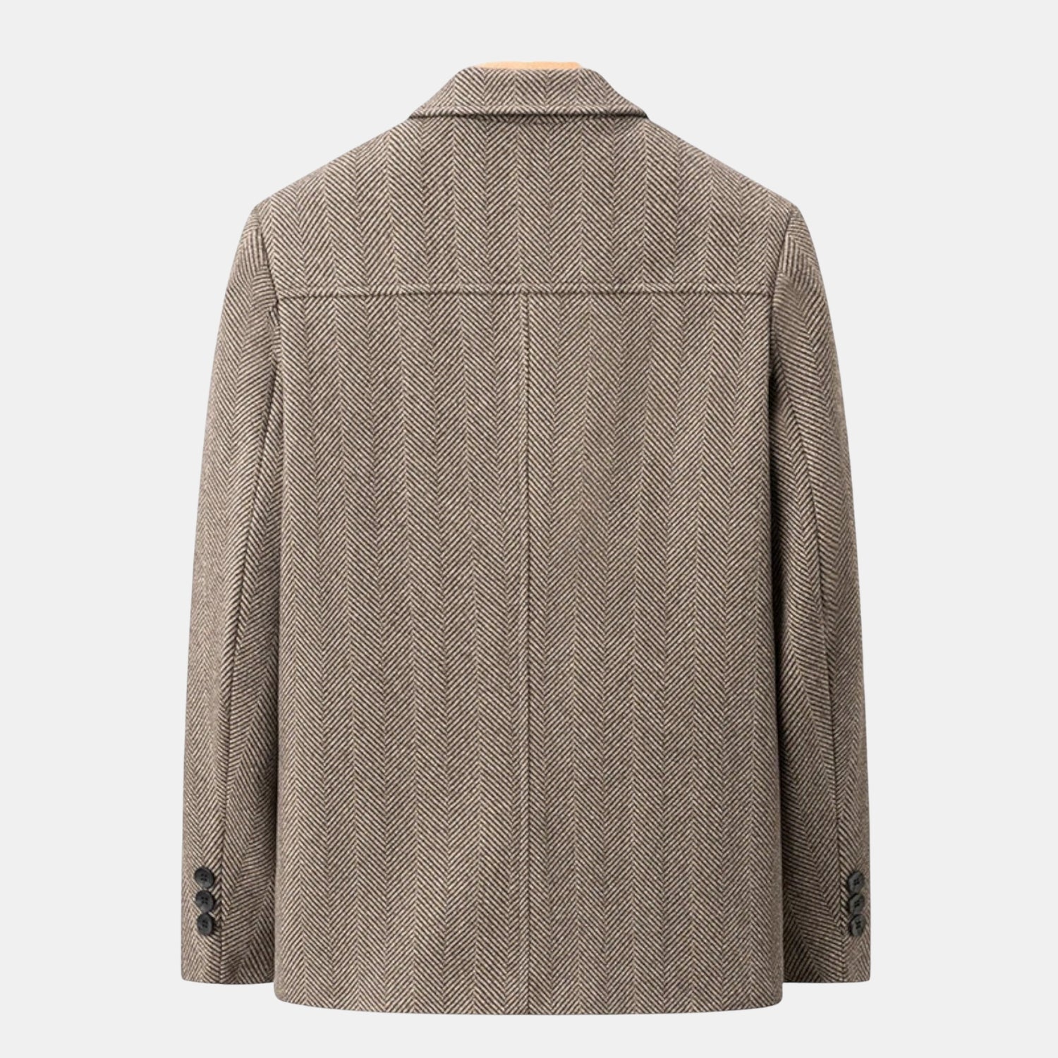 Herren Wollmix-Businessjacke mit Revers – Elegante Wolljacke für Büro & Alltag von Orren & Valé 