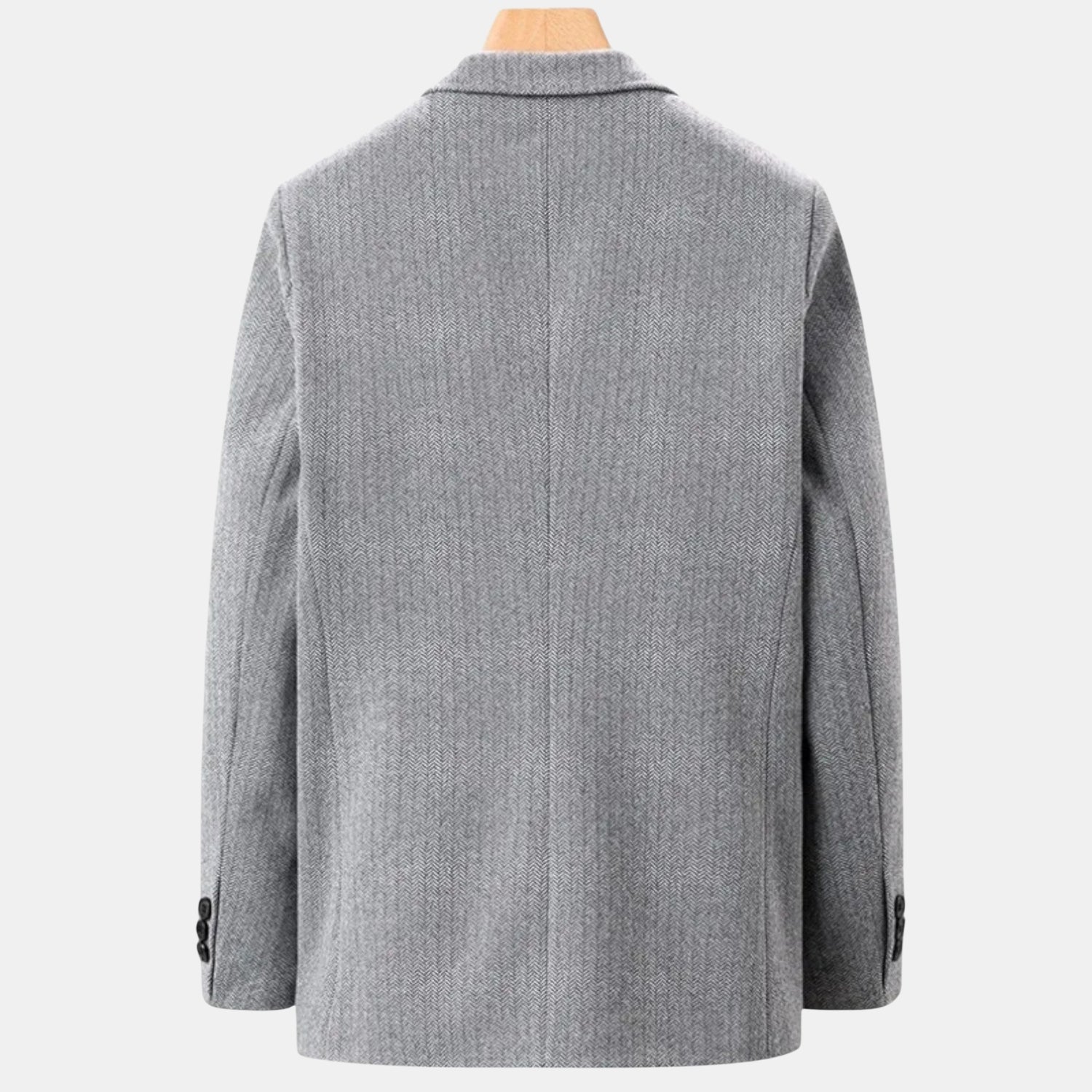 Herren Wollmix-Businessjacke mit Revers – Elegante Wolljacke für Büro & Alltag von Orren & Valé 