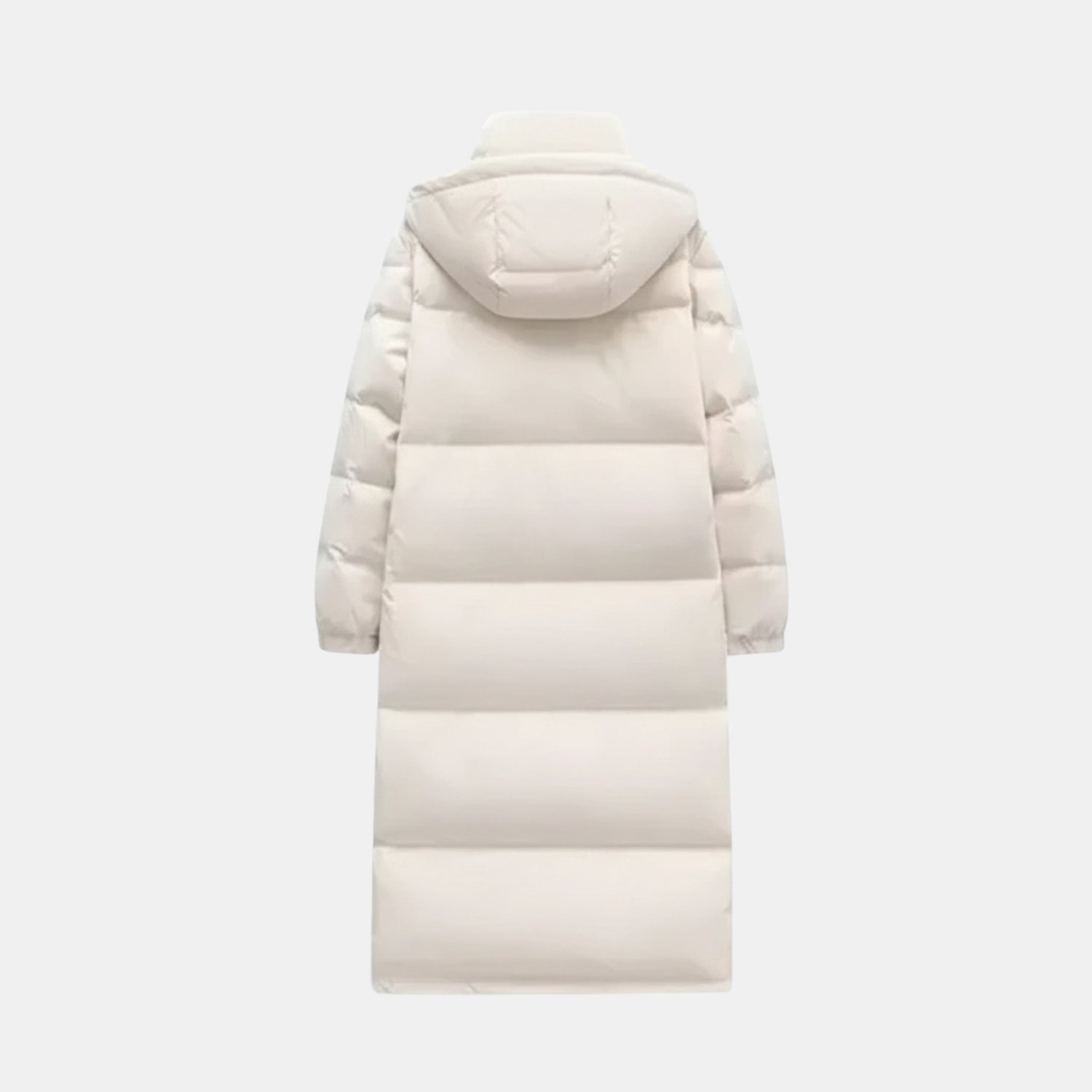 Unisex Langer Baumwoll-Steppmantel – Gefütterte Pufferjacke für Herbst & Winter von Orren & Valé 