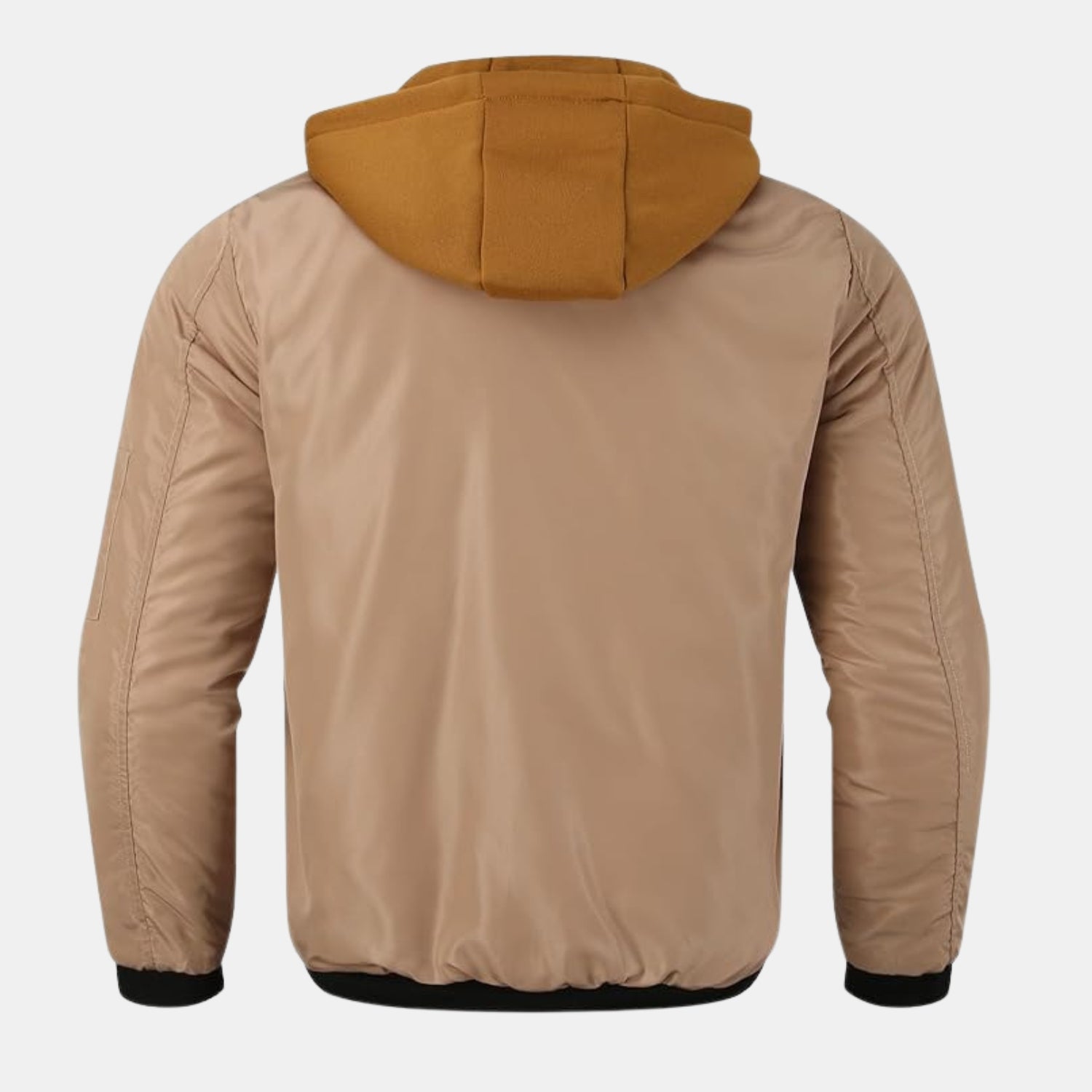 Herren Gefütterte Kapuzenjacke mit Karofutter – Winddichte Winter- & Übergangsjacke von Orren & Valé