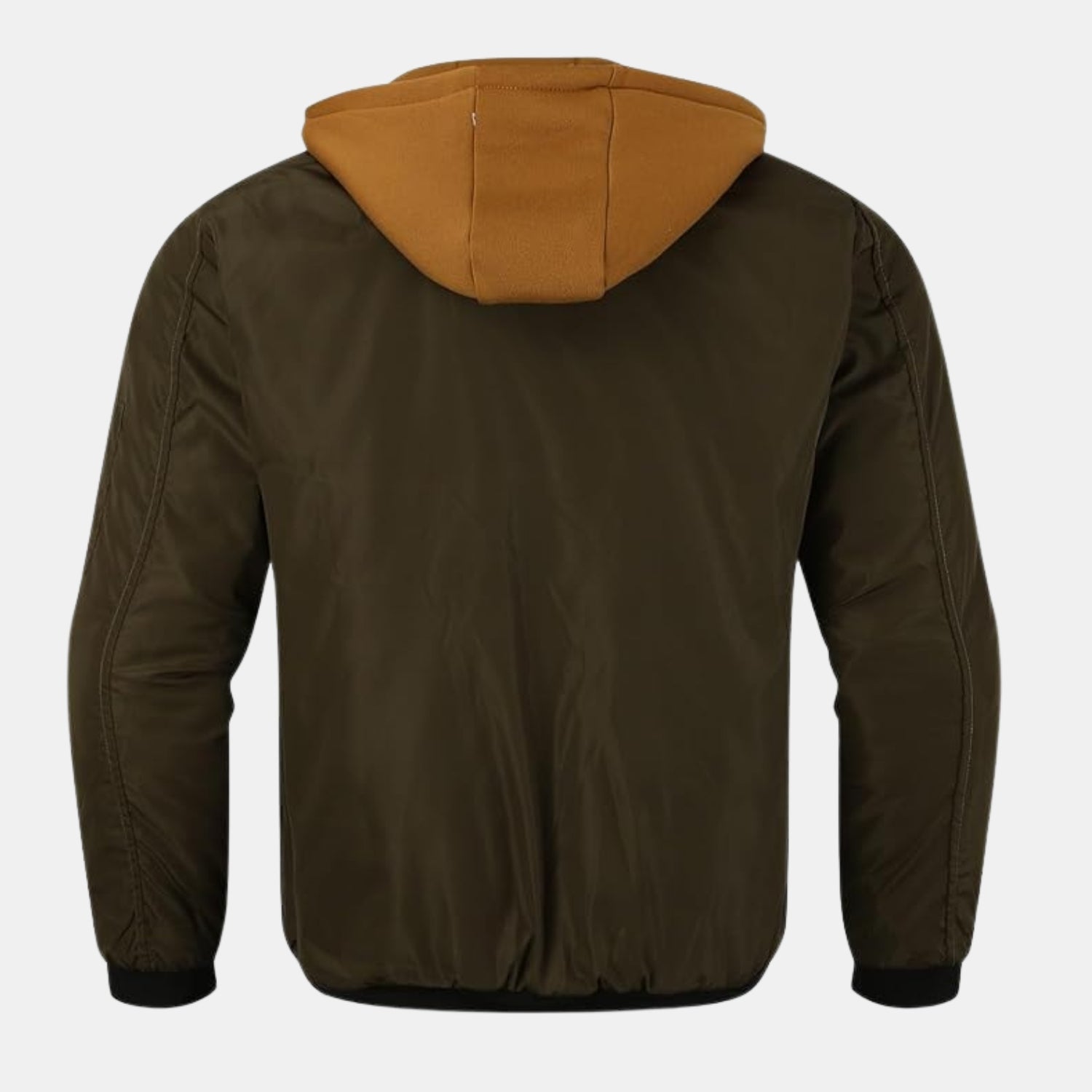 Herren Gefütterte Kapuzenjacke mit Karofutter – Winddichte Winter- & Übergangsjacke von Orren & Valé