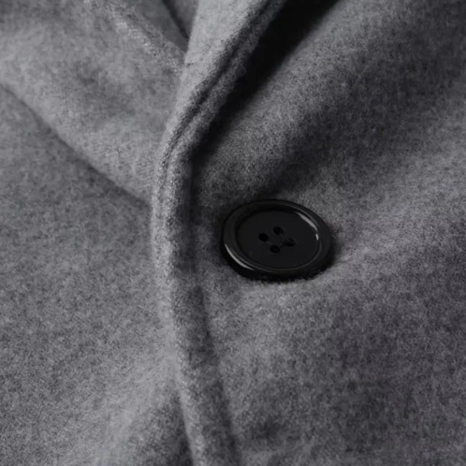 Eleganter Herrenmantel aus Wollmischung für den Winter