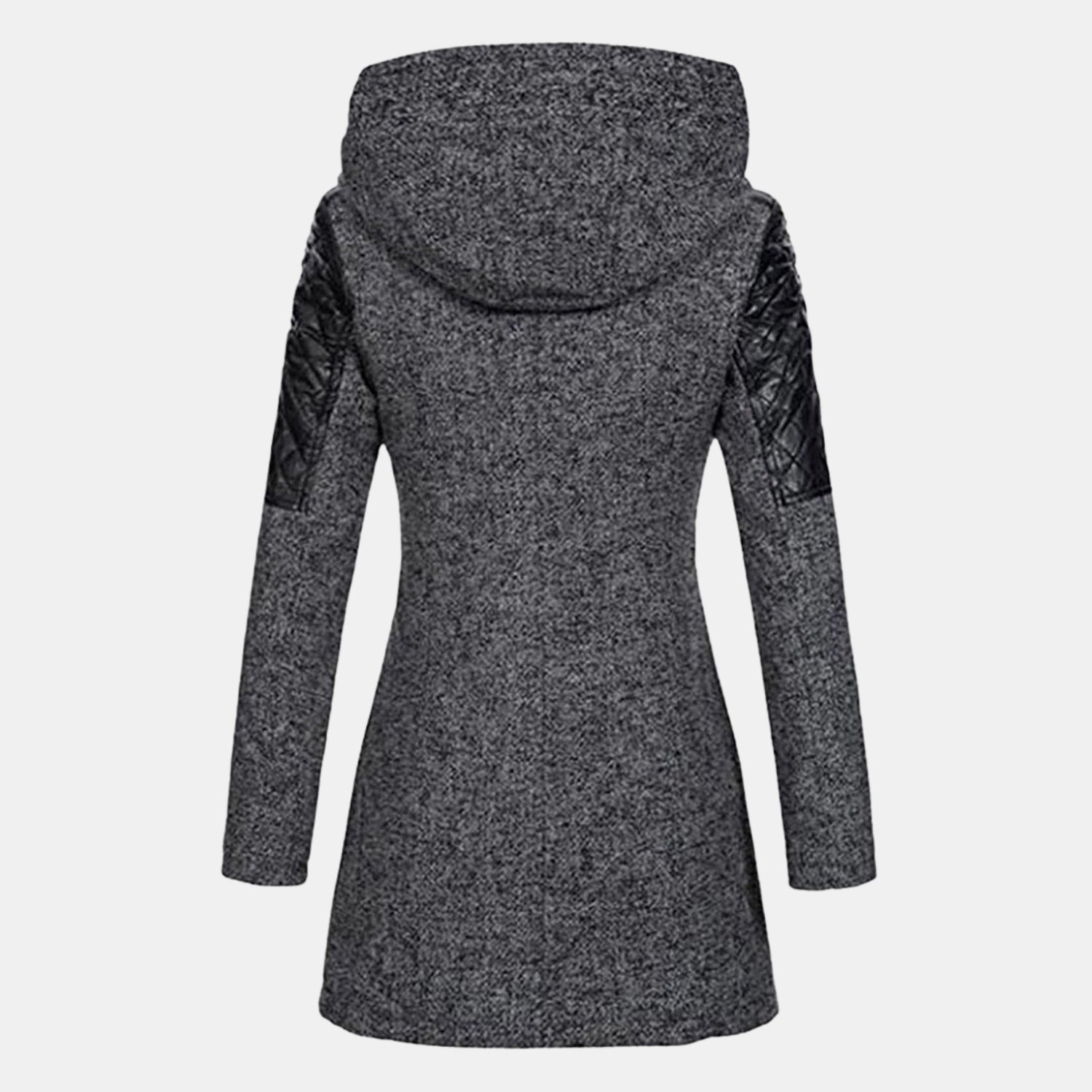 Damen Winterjacke mit Kapuze – Lange Gefütterte Jacke mit Reißverschluss für kalte Tage von Orren & Valé